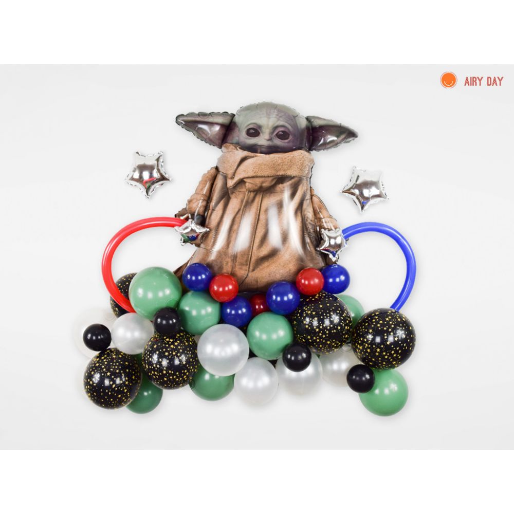 Baby Yoda Balloon Party Package