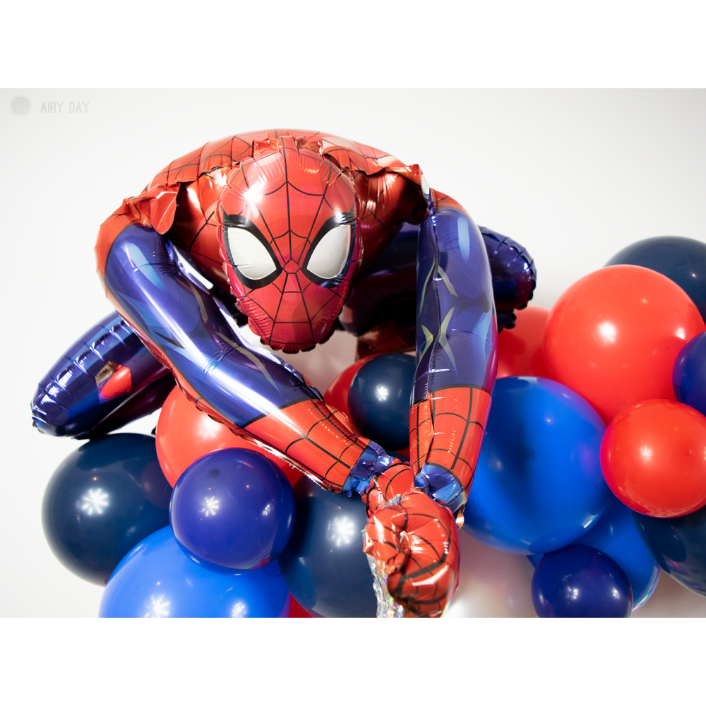 Generic Pack Anniversaire SPIDER MAN + 13 Ballons gonflables